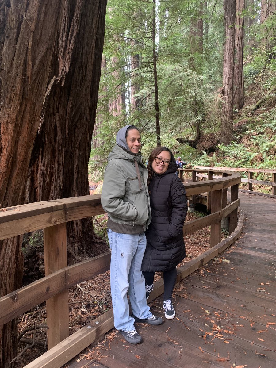 Fickle_x's tweet photo. Muir Woods Cali. 
With my fave hiking buddy 💕 https://t.co/L68mtMy52o