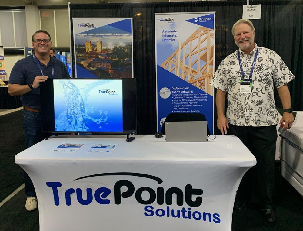 TruePtSolutions's tweet photo. We're in Salt Lake City at @Cityworks #Innovate2022 &amp; looking forward to seeing you! Stop by Booth 206 and chat with Kent Johnson &amp; Ryan Lucia for ideas about how your agency can gain efficiency and improve productivity and your customers' satisfaction. #digitalplanreview #UB https://t.co/sTfjplUnnI