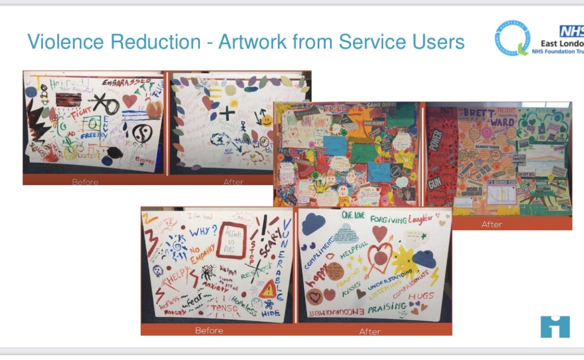 katbrit11's tweet photo. Data for storytelling… do you think data is numbers? At the       #IHIForum a session on data for storytelling shows an example of data filled with emotion to demonstrate change in a system to reduce violent incidents in a mental health trust https://t.co/S4Q51t9cyY