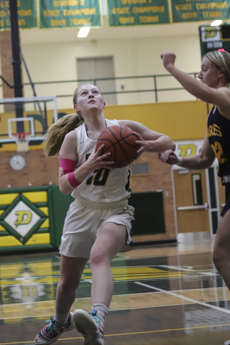 Dow's girls' basketball team is still seeking its first win after battling perennial power Hudsonville on Tuesday. Find out why Chargers' coach Kyle Theisen is still very optimistic about this season at ourmidland.com/sports/highsch…