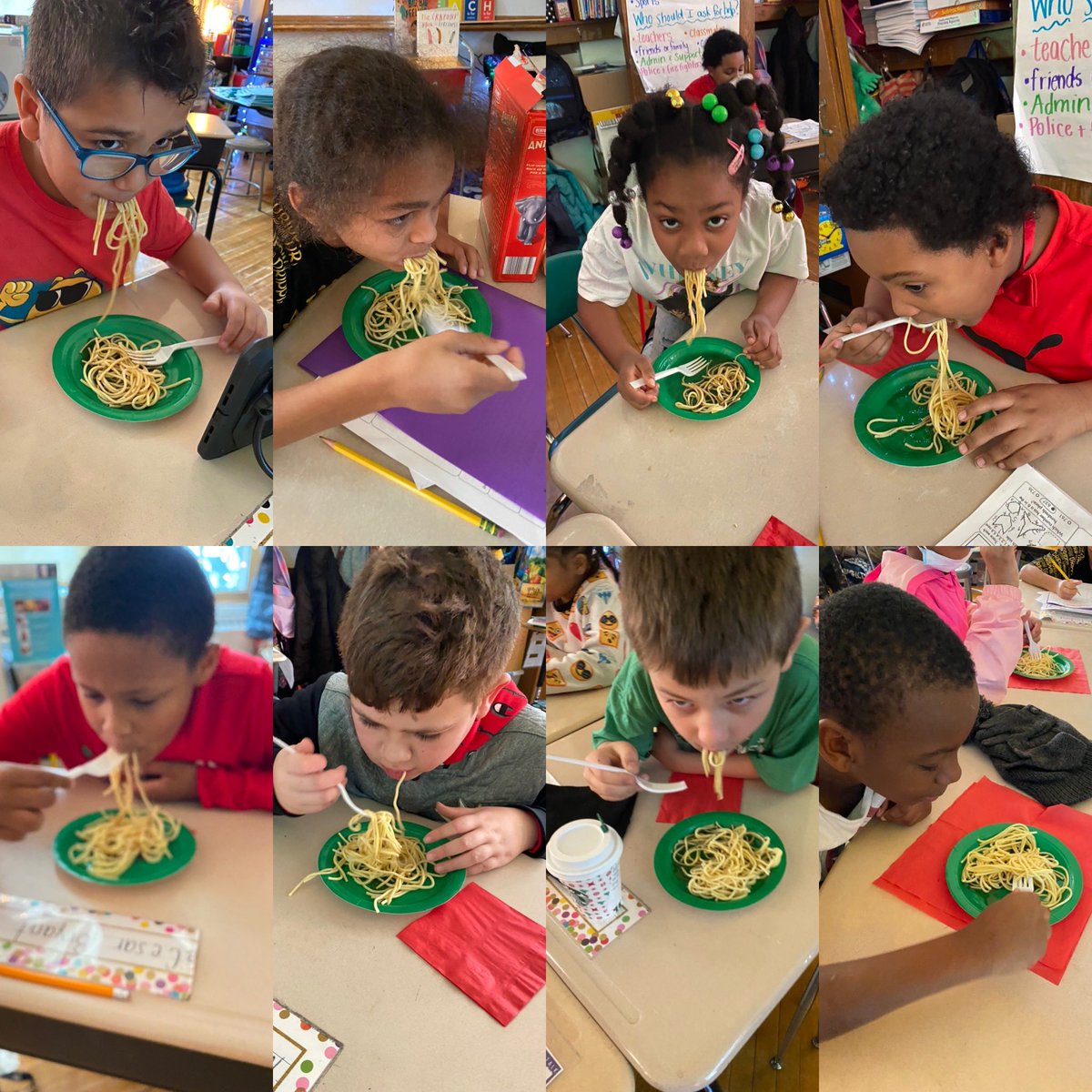 Today is my one of my favorite days of the year! Elf day incentive!!!@misspeterson300 <a href="/DBfield/">L.Brumfield</a> <a href="/FrazerFrontier/">Frazer School</a> Maple syrup and spaghetti for all!🎄💚