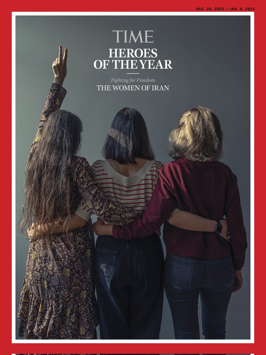 Los héroes del año 2022

Las mujeres de Irán 

Nombradas por la Revista Time para reconocer su lucha contra la policía de la moral

#HazRedPorLasMujeres 🎀