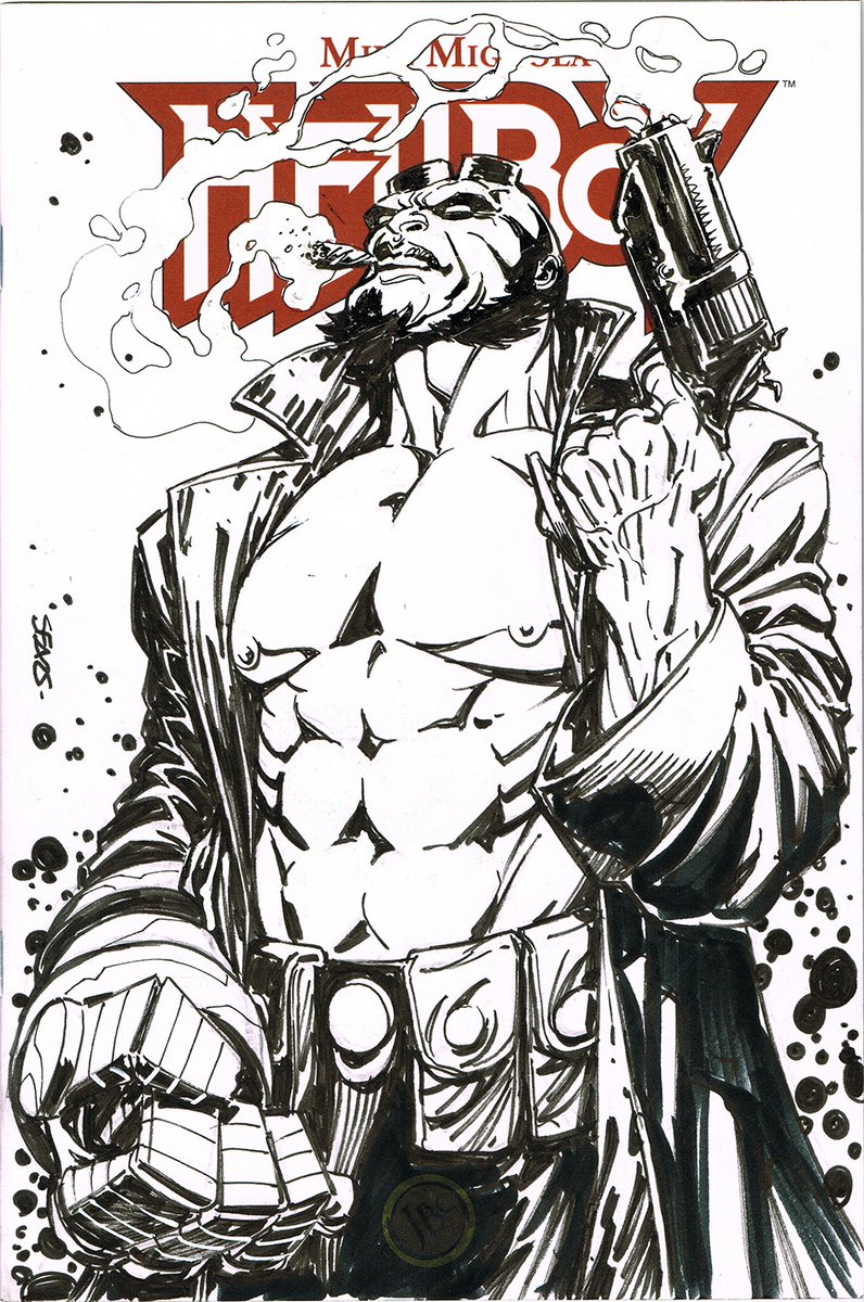 Sketch cover original art now available for purchase on my website - don't wait!
bartsearsart.com/product.../hel…
Don't forget to subscribe to my site with your physical address and get my Bart Sears Art Holiday Card!
#hellboy #comicartfans #comicbookart #comicbooknerds #comicbooksforsale