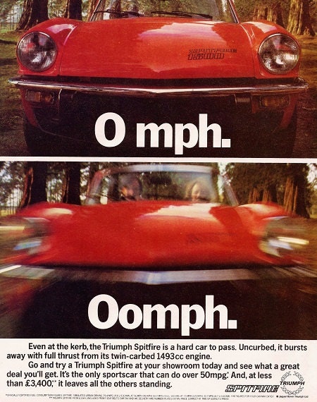RetroAdvertsUK's tweet photo. Oomph. The latest addition to my #etsy shop: Triumph Spitfire Car Print 1979, Original Advertising Wall Art https://t.co/udNZ7HkypE #men #father #dad #gift #present #triumph #spitfire #seventies #print #retroadverts https://t.co/2qxVr5dPoJ