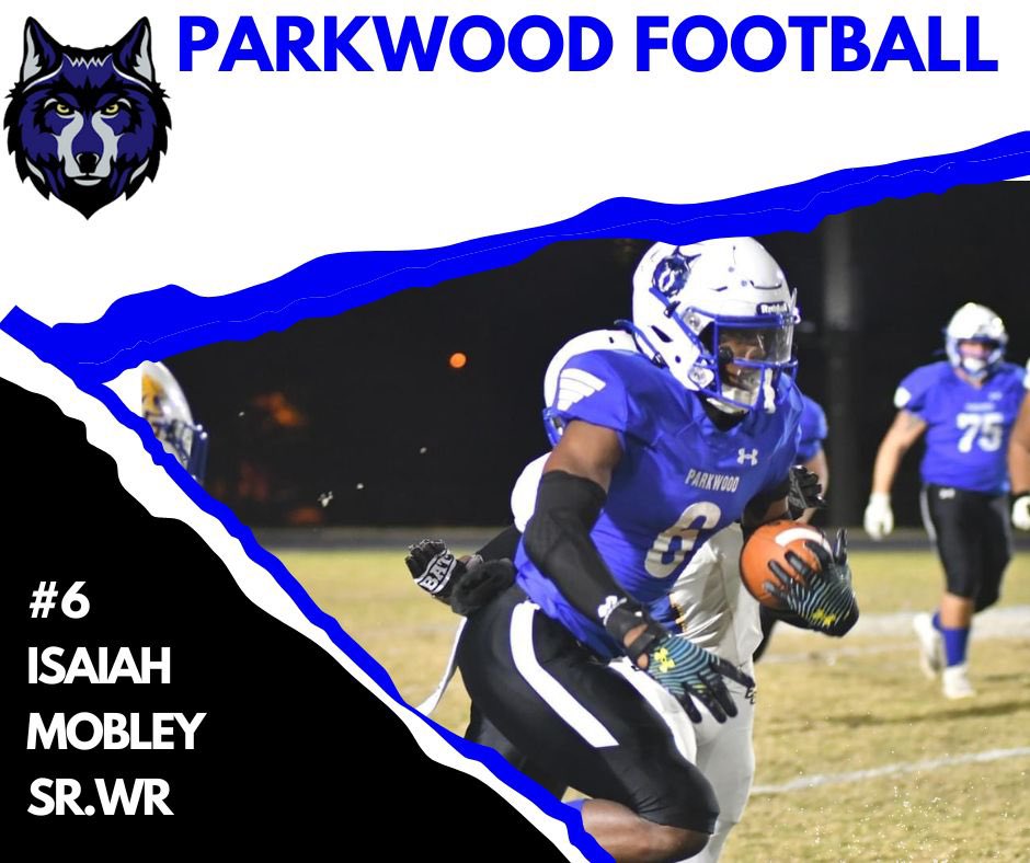 🚨🚨Recruit 2023🚨🚨
Isaiah Mobley- WR 6’2 195lb
<a href="/IsaiahMobley6/">Isaiah Mobley</a> 

🎥 hudl.com/v/2JQYnk

Fast-Physical-Big-Inside/Outside WR GPA 2.9
<a href="/NCSA_Football/">NCSA_Football</a> <a href="/Coachcanty60/">Coachcanty60</a> <a href="/ParkwoodFB/">Parkwood Football</a>