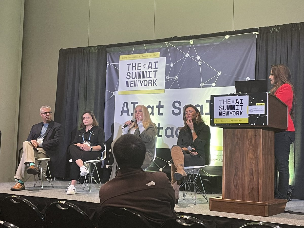 When it comes to the problem of build or buy, Estee Laude Dol Rashidi said; “Other folks have solved the problem for you, you don’t have to build it from scratch.” #AIsummit