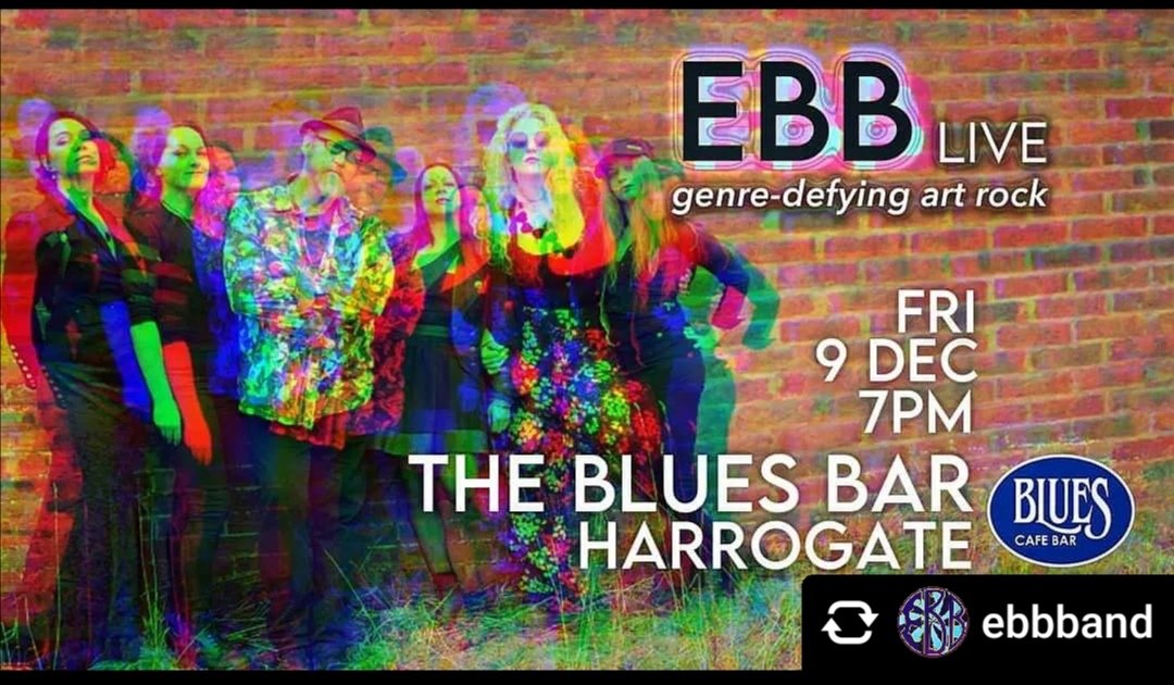 Our final gig of 2022 this Friday at The Blues Bar in Harrogate!
🎸🎶🎸
Join us for some proggy tunes & a festive beverage or two! 🍻

#music #livemusic #harrogate #Yorkshire #NorthYorkshire #supportlivemusic #supportartists #progrock #prog #progtothepeople #artrock