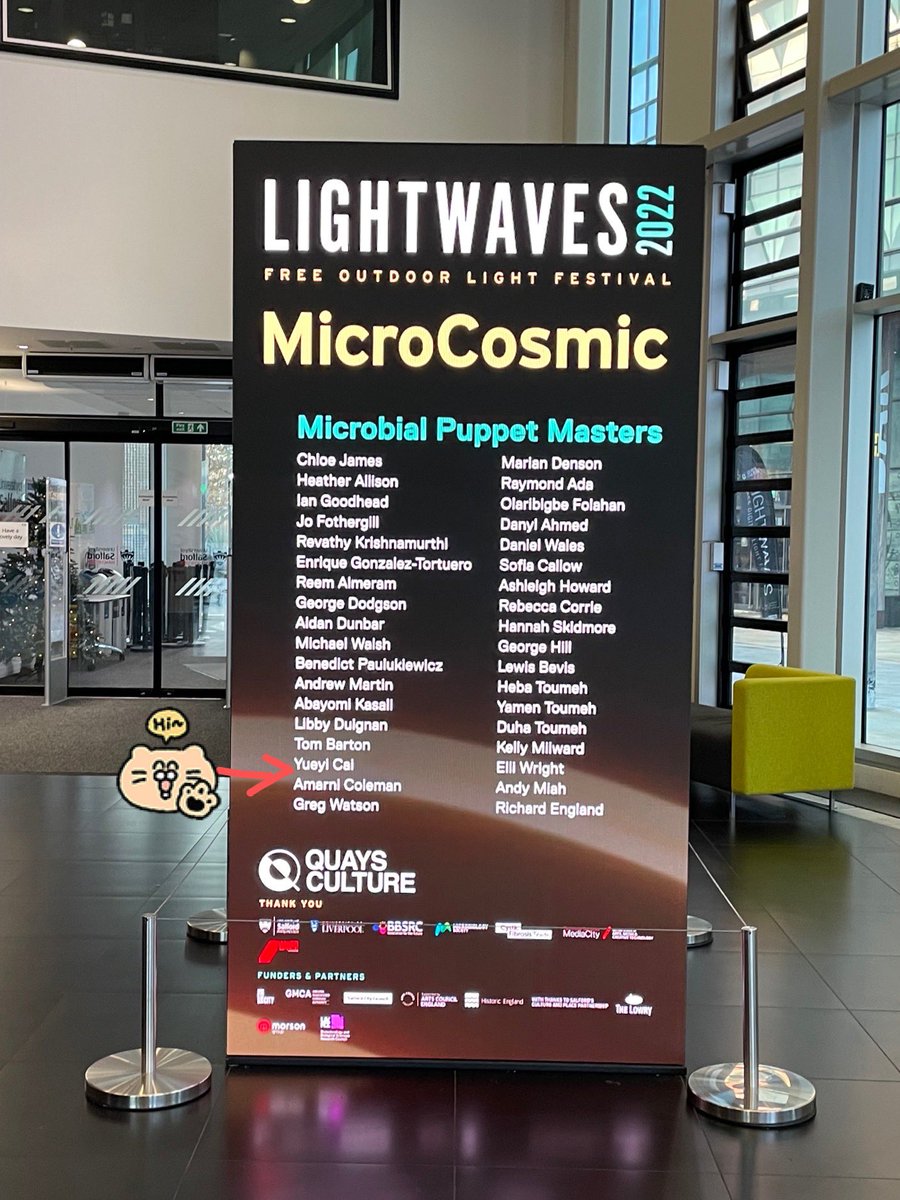 wuzeichuan's tweet photo. Feel glad to be part of the #MicrobialPuppetMaster #MicroCosmic team, exhibited at #Lightwaves2022 😆 Making the phage model is difficult than it looks like. Couldn’t stop thinking the wonder of life (maybe semi-life)…the assembly procedure done “automatically” within a host. https://t.co/DpdunndD9h