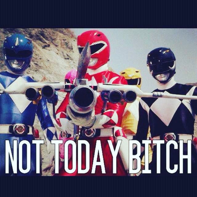 DeeGlobalNerdz's tweet photo. When you’re not in the mood. #PowerRangers #Mmpr #Mood #PowerBlaster https://t.co/mVPASIwNKZ