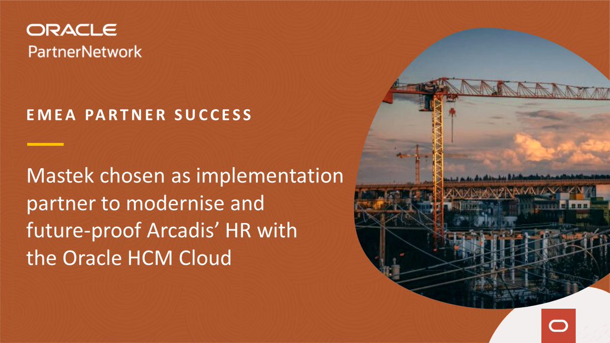 smvjames's tweet photo. Evolving for growth to become future-ready @ArcadisGlobal moves from HR on Excel to @OracleCloud as #emeapartners @Mastekltd implements:
https://t.co/X1ccGCbdrA
@oracleemeaps https://t.co/m226QdBq4w