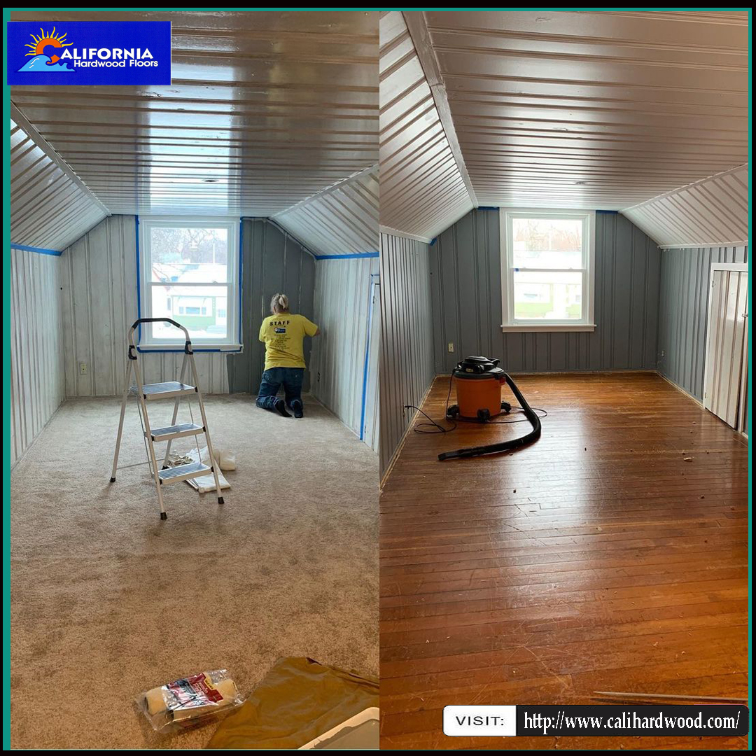 Before and After - Your floor can look great again!

Contact us: calihardwood.com/contact.html