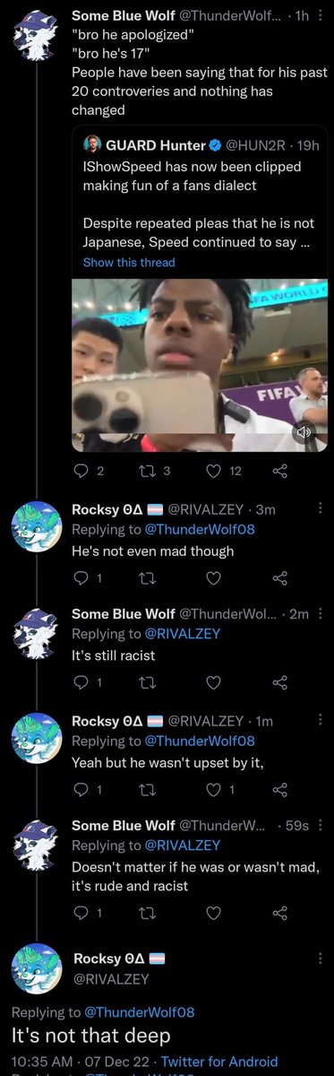 TrashPanda08x's tweet photo. Ishowspeed fans stop downplaying racism challenge *impossible* https://t.co/k6vO0MCJqP