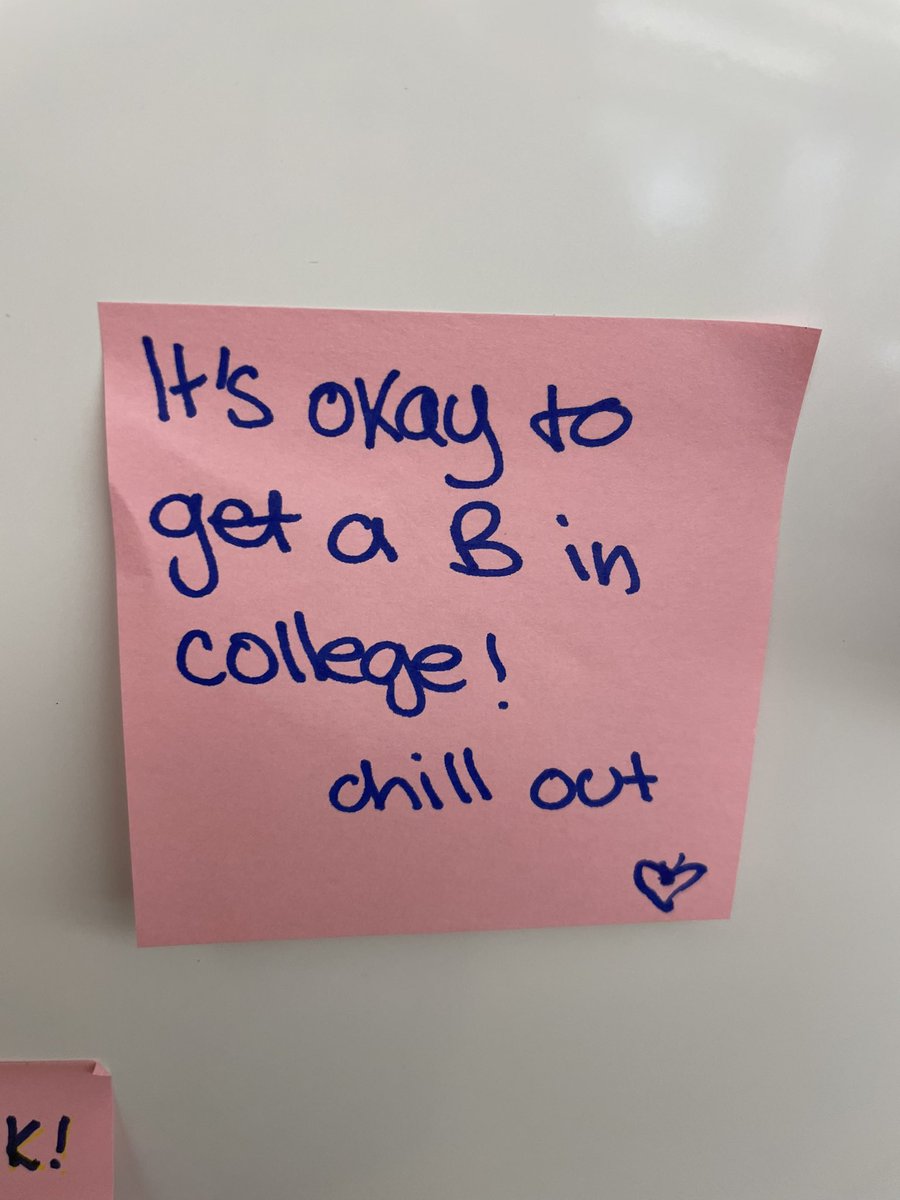 New favorite message on our finals motivation wall <a href="/UFLibraryWest/">UF Library West</a>.