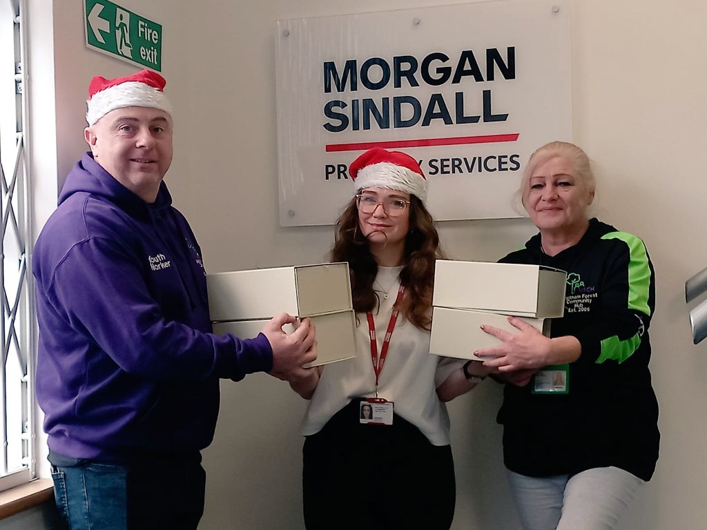 We would like to say a massive thanks to Melissa Dalton-Cocks a
Social value officer at Morgan Sindall property services for the donation of 4 lovely hampers for our Seniors Christmas lunch. Your generosity is what makes all this possible. @morgansindallps #charity #seniors