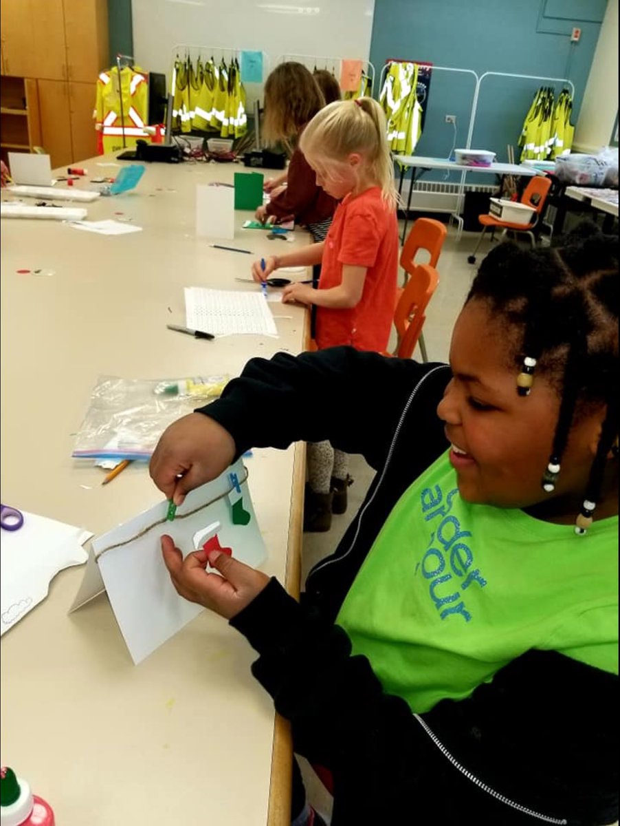 am_RETSD's tweet photo. There is a festive feeling is in the air at Angus McKay as students create holiday cards, decorate the tree, and search for Clementine the Clumsy Elf! https://t.co/tD3dz8r5kU