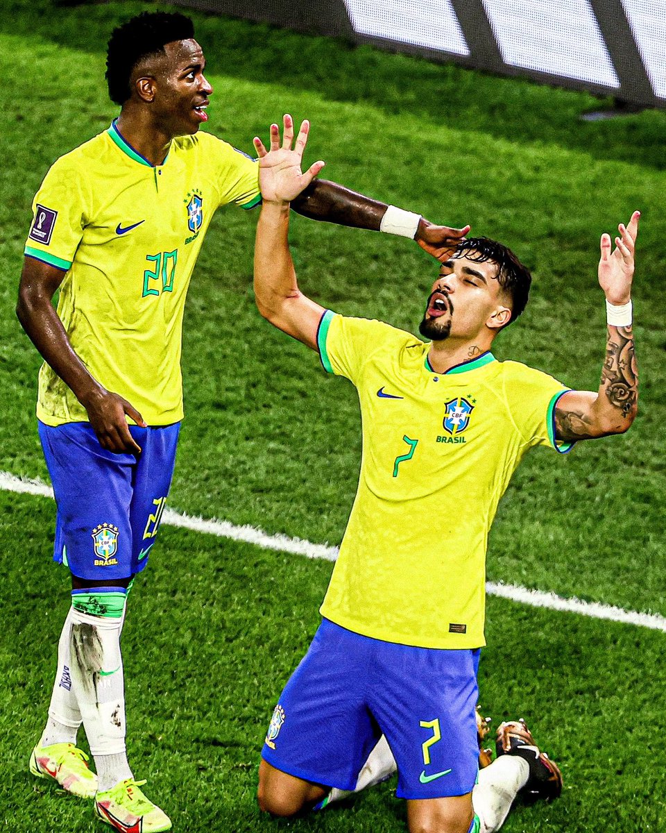 "Paquetá é um irmão pra mim. Quando a gente saiu do Flamengo, falei que iríamos viver coisas maiores. Agora chegar aqui, no mesmo jogo eu marcar um gol e ele também é s realização de um sonho. Batalhamos bastante pra chegar nesse momento."

- Vinícius Jr.