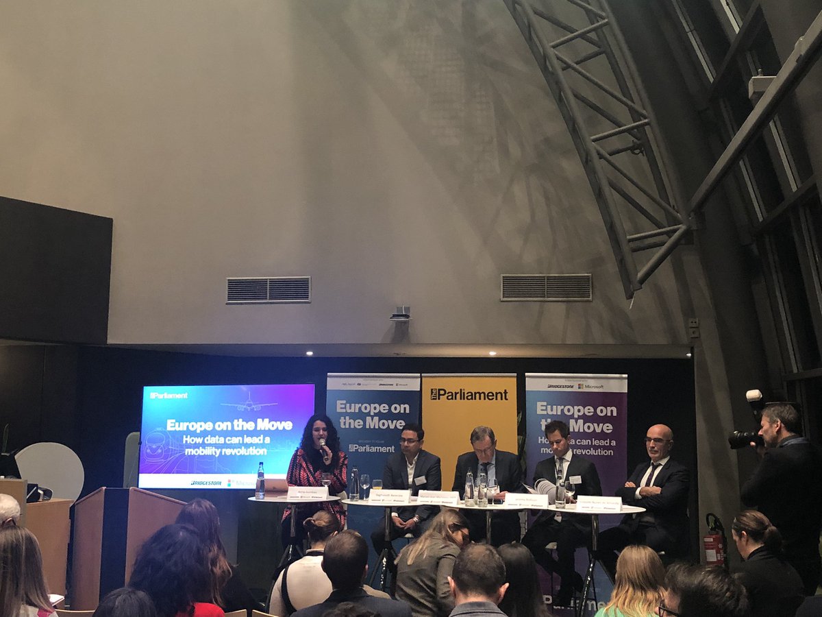 BridgestoneEU's tweet photo. 📣 We are live from @Europarl_EN to discuss “How #data can lead a #mobility revolution” with @MarianMarinescu, @ChaNorMat, Joaquim Nunes de Almeida, @Raghunath1979 and @AnnaGumbau moderating.

Want to know what is being said? We’re tweeting live 🧵 https://t.co/vjAZ1wJgDd