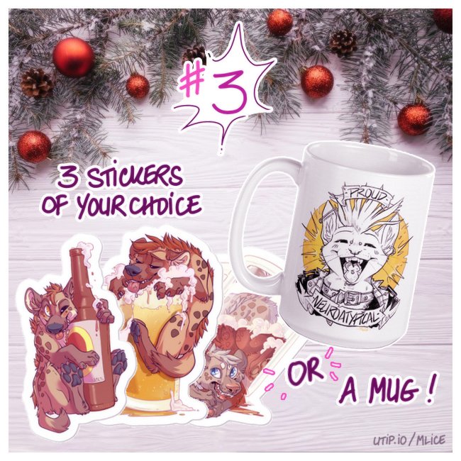 🎄 CHRISTMAS RAFFLE 🎄

🎁 3 different prices !
See details in pictures &amp; bellow ⬇️

☃️ To enter :

• Follow me !
• Like this publication
• Retweet 
• Comment with a character reference &amp; theme idea !

🏁 Ends the 25/12/22 at 12:00

Thanks a lot for your support ! 💕❄️