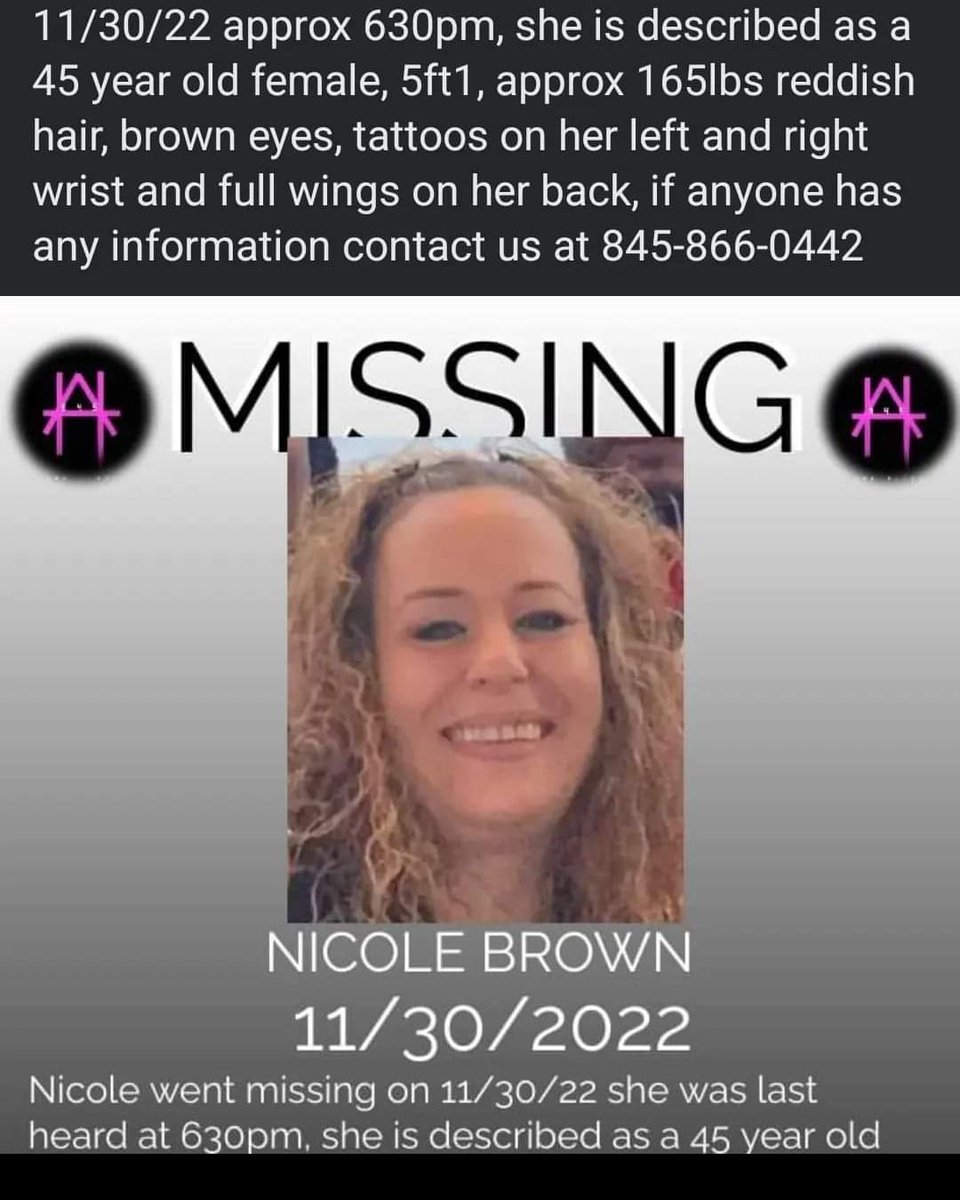 BigDaddyDoug67's tweet image. TO ALL FOLLOWERS...PLEASE SHARE FAR AND WIDE!

I have a friend who's sister is missing...please help share this information! It could literally be the difference between life and death. Thank you all in advance

westchester.news12.com/police-and-hop…
