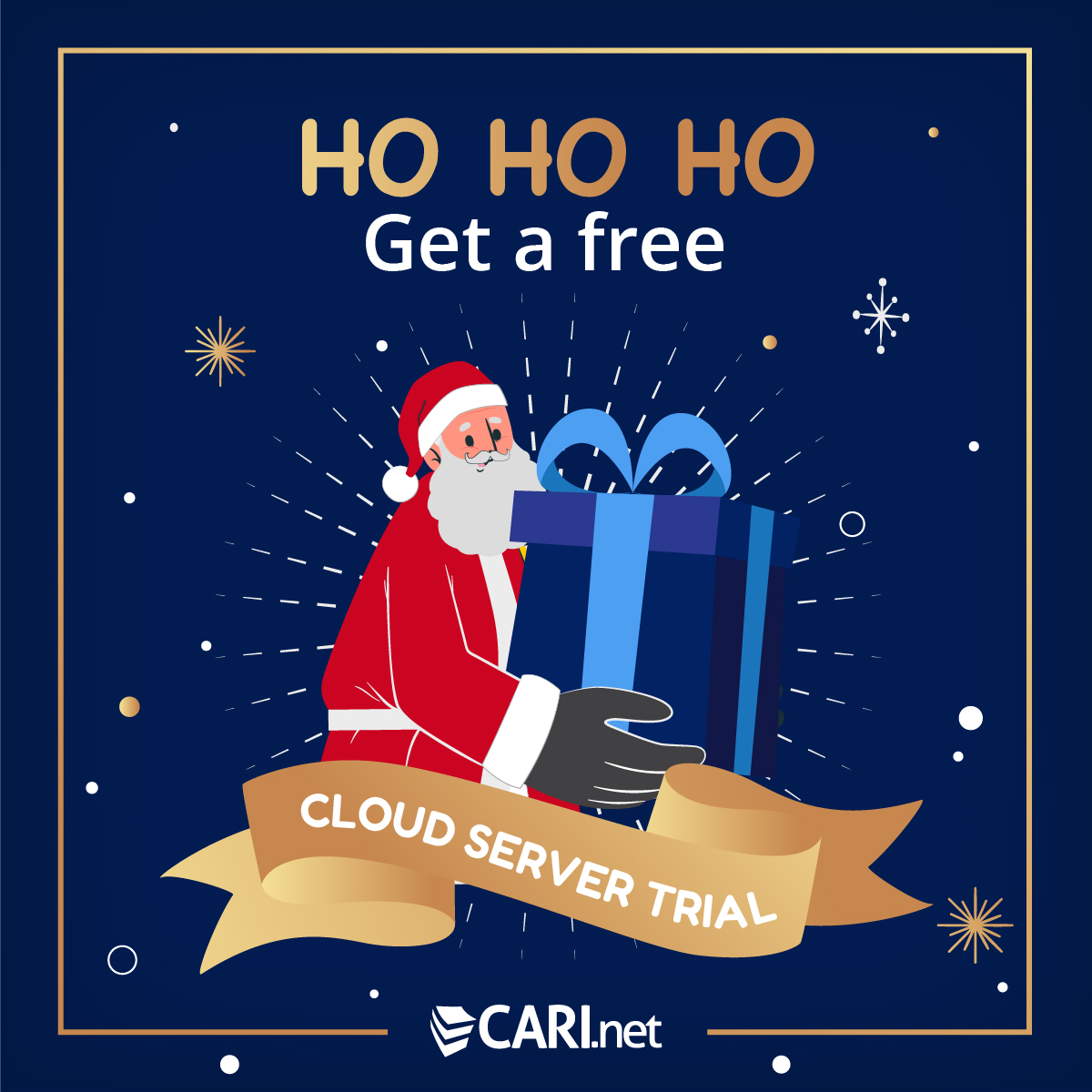 Contact us today and get a free trial of our Cloud Servers, and enjoy these holidays with CARI.net

Feel free to retweet and share this limited offer!

#carinet #server #freetrial