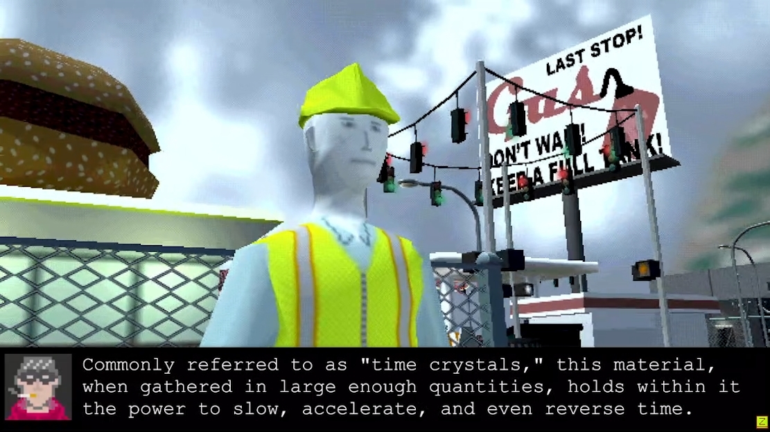 pumbertop's tweet photo. i just released a second Time Bandit prologue - with retro MGS-inspired stealth!
you've just uncovered a company's conspiracy - and begin to sneak the time crystals out of your workplace to fight back
finally you can experience this weird combo of stealth and idle adventure! https://t.co/DV56Hq1HKB