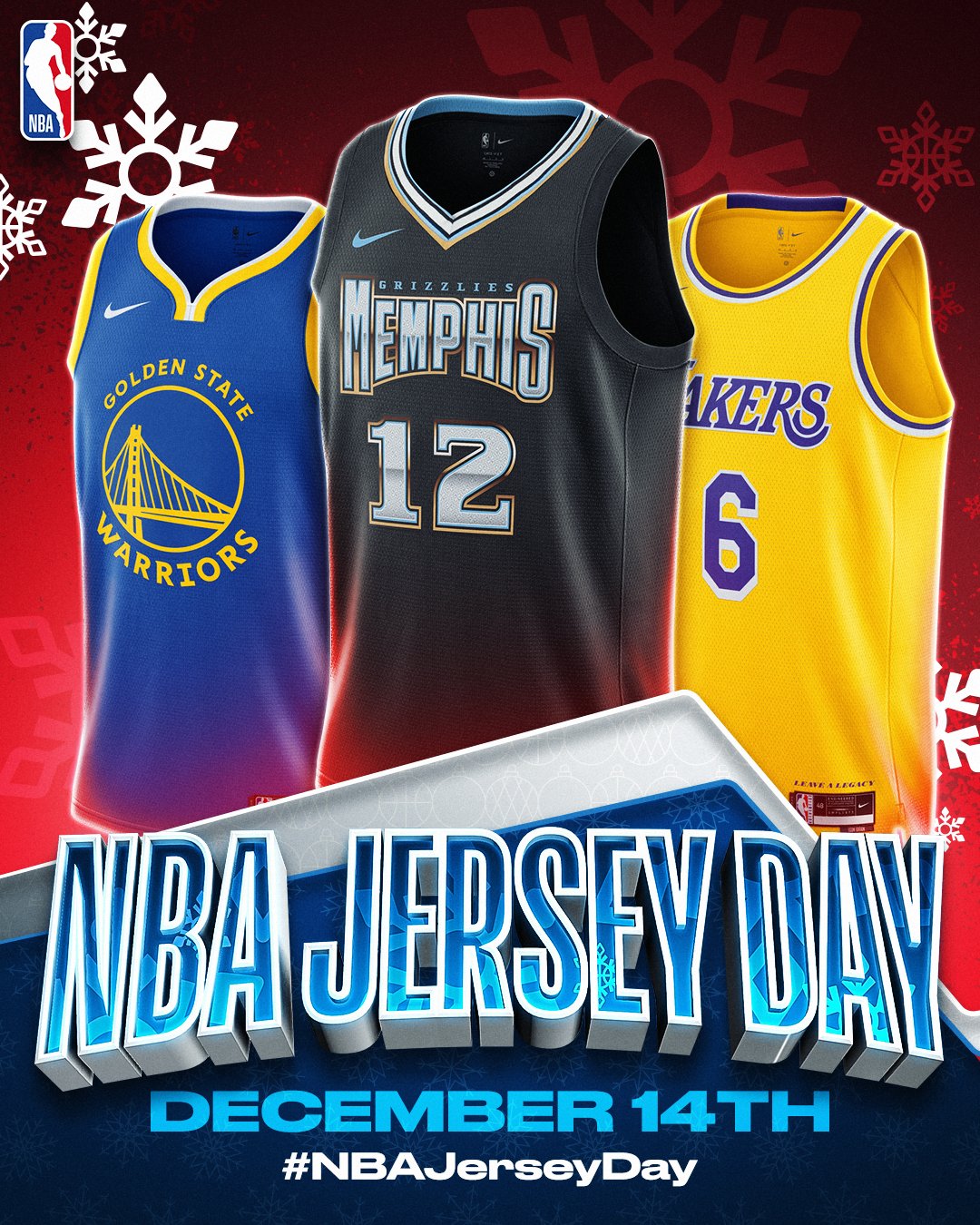 NBA Jersey Day returns for its third year on Dec. 14