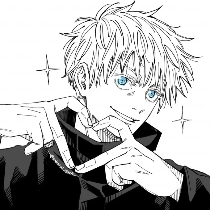12.7 はぴば五条先生からのファンサ!
おめでとうございます〜🎉
#五条悟誕生祭2022
#呪術廻戦ファンアート 
