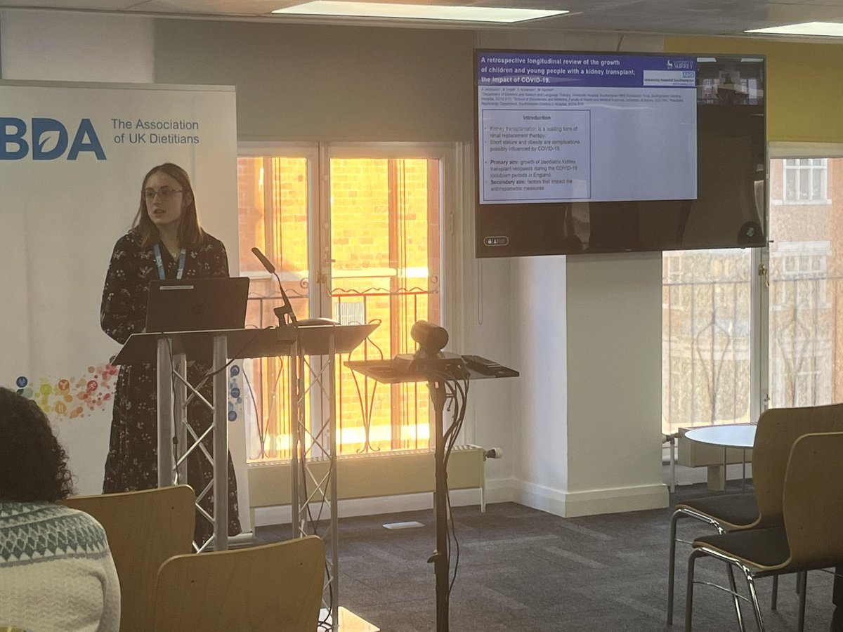 Excellent talk on paediatric renal transplant recipients by Abi <a href="/SurreyDietetics/">Surrey Dietetics</a> <a href="/BDA_Dietitians/">British Dietetic Association</a>