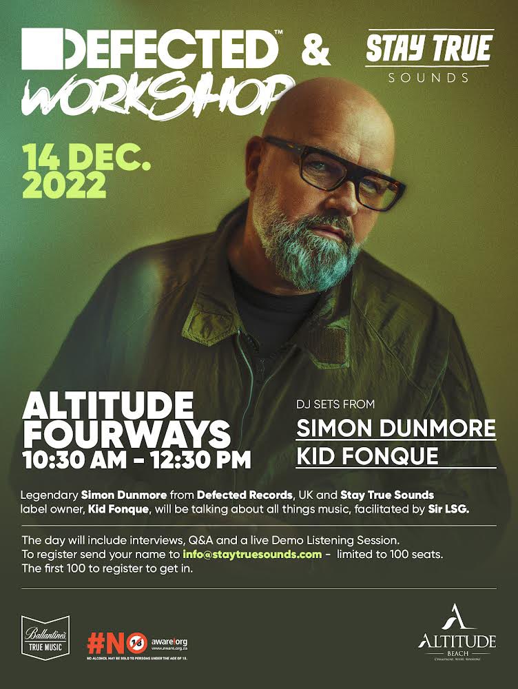 StayTrueSounds's tweet photo. Do you want to know how the music industry works? Come learn from the best @KidFonque of @StayTrueSounds &amp; @SimonDunmore of @DefectedRecords 

Register - info@staytruesounds.com

Details on the flyer https://t.co/5NDMq6HTIx