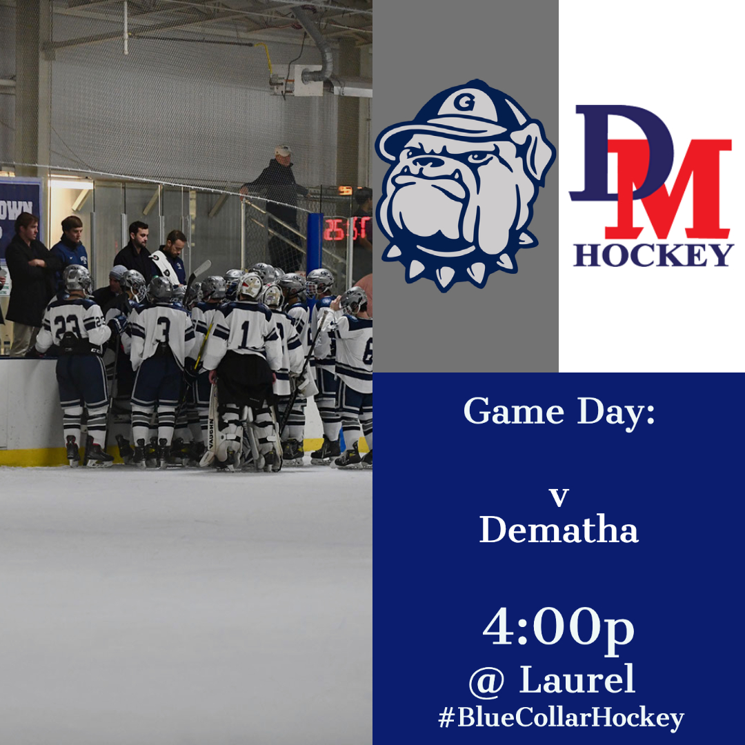 Game day! <a href="/georgetownprep/">Georgetown Prep</a> takes on Dematha in MAPHL play!