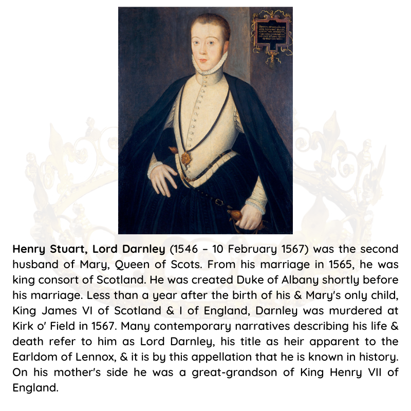 BritishHistorym's tweet photo. #otd 7 December 1545 – Henry Stuart, Lord Darnley was born (d. 1567)
#royalhistory #houseofstuart #history https://t.co/kWny6HzdaL