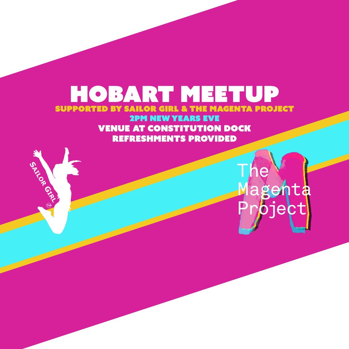 The Magenta Project (@themagentaproj) on Twitter photo 📣 CALLING ALL <a href="/rshyr/">Rolex Sydney Hobart</a> RACERS ⛵️
We are co-hosting a Women’s Meetup post-race in Hobart on NYE @ 2 PM with <a href="/sailorgirlHQ/">Adventures of a Sailor Girl</a> — all are welcome!
Hope to see you there 💖💙💛🖤 📣 CALLING ALL <a href="/rshyr/">Rolex Sydney Hobart</a> RACERS ⛵️
We are co-hosting a Women’s Meetup post-race in Hobart on NYE @ 2 PM with <a href="/sailorgirlHQ/">Adventures of a Sailor Girl</a> — all are welcome!
Hope to see you there 💖💙💛🖤