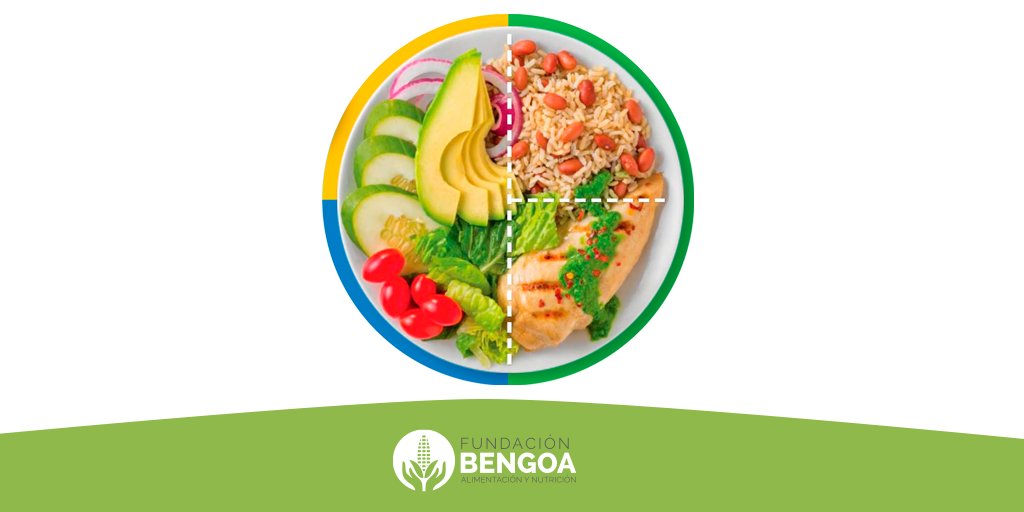 Arma cada plato de tu alimentación diaria con esta combinación de alimentos, esta es la clave para alcanzar una dieta variada, nutritiva y contribuir a establecer los hábitos de alimentación saludable en toda la familia.

#FundaciónBengoa