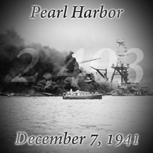 Today, we honor the memories of the 2,403 service members and civilians whose lives were cut short on Dec. 7, 1941. #PealHarborRemembranceDay