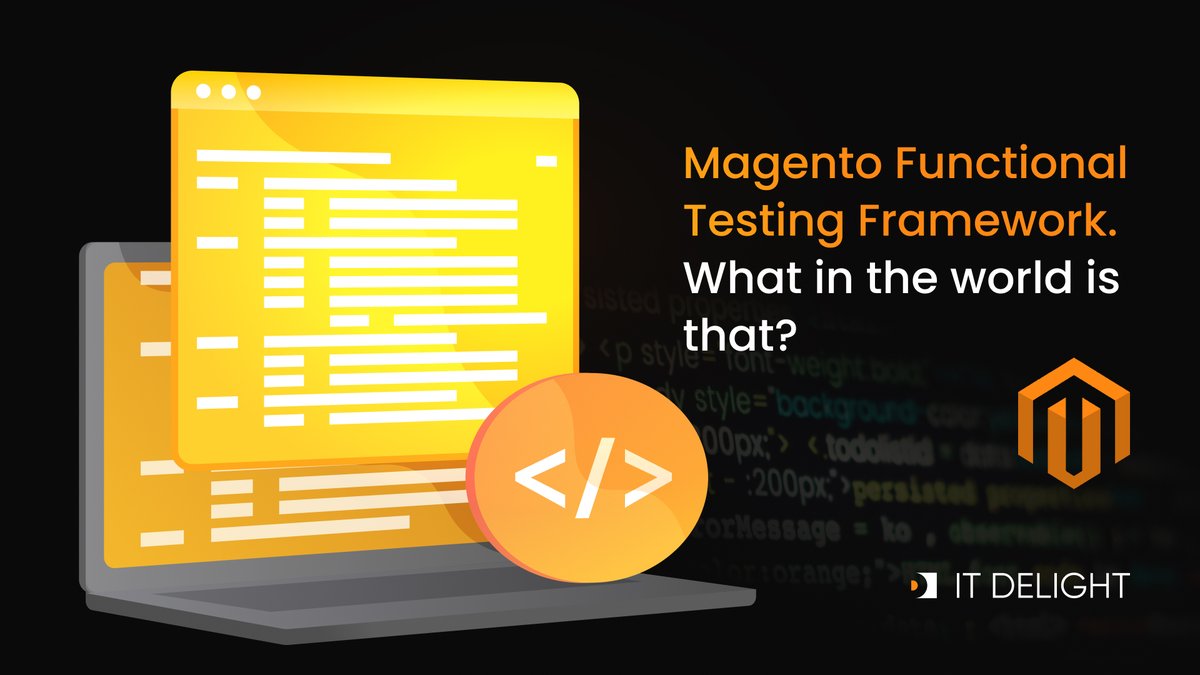 🔶​We share an article about "Magento functional testing framework. What in the world is that?"

📌The author of the article - Alexander Galich, Magento 2 Backend Developer, IT Delight

📚 Read the article at this link - lnkd.in/gGfrq4tk