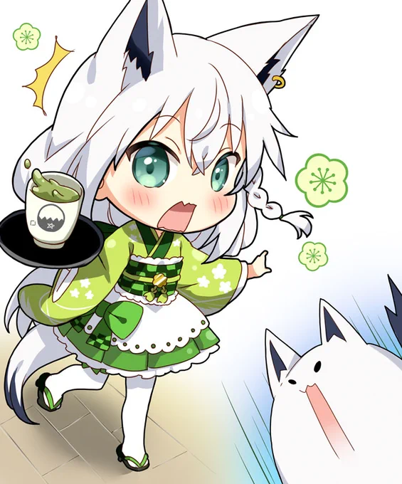 おれもフブキちゃんのお茶のみてぇだ…#絵フブキ 