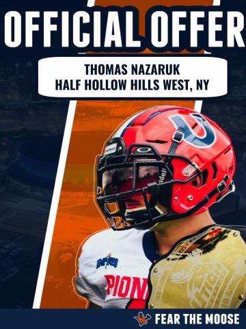 After a great phone call with <a href="/CoachGerbino/">Joe Gerbino</a>, I’m very blessed to receive my first collegiate offer from Utica College! <a href="/GeraldFilardi47/">Gerald Filardi</a> <a href="/CoachZaharios/">Mike Zaharios</a> <a href="/Utica_Football/">Utica Football</a>