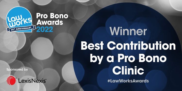 A huge congratulations to <a href="/HertsLawClinic/">Hertfordshire Law Clinic</a> who won the award for 'Best Contribution by a Pro Bono Clinic' at last night's LawWorks Pro Bono Awards. Well done to all Law School staff members, supervisors and student advisors for making the Law Clinic a huge success!👏
#proud #HLS