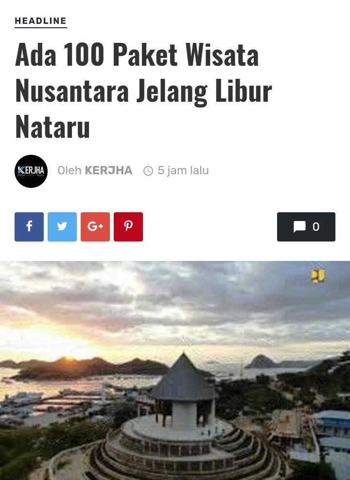 MinakMegaow's tweet photo. https://t.co/eL9KTZEvzI
Libur Nataru sangat tepat untuk mengajak masyarakat Indonesia berlibur di #IndonesiaAja.
Ini momentum yang paling bagus untuk bisa keluarkan dan promosikan wisata-wisata di Tanah Air.
@jokowi https://t.co/6rwNp3dPJU