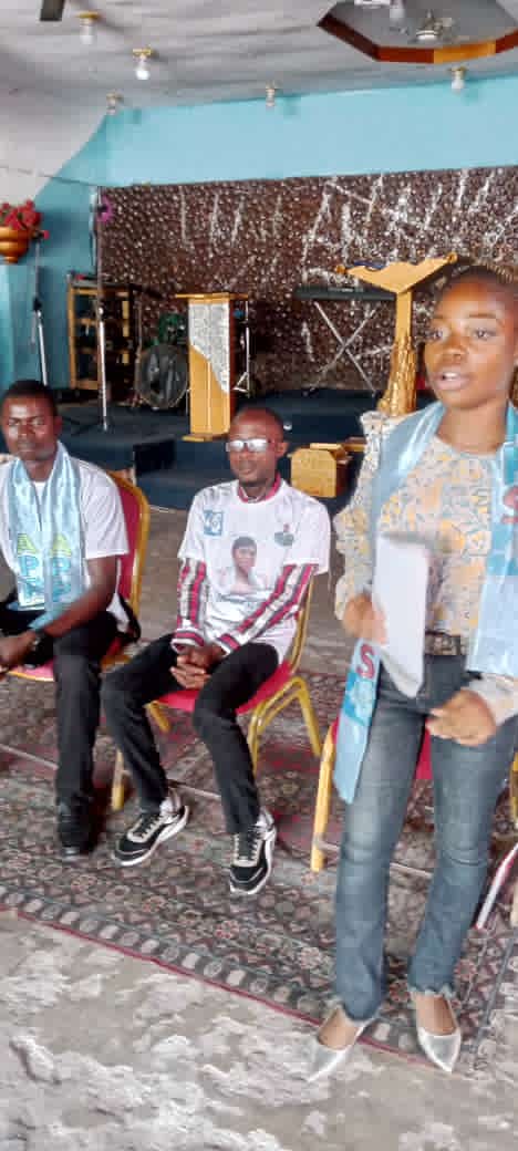 G_Dubuka's tweet photo. Ligue des jeunes #APPS (LJN)
Le camarade #PATOU, président de la ligue des jeunes #TSHANGU et son bureau, ont lancé hier la campagne de #mobilisation et #sensibilisation des membres à s'enrôler massivement afin de #baliser la route pour les échéances électorales prochaines. https://t.co/2f1q92ZTYl