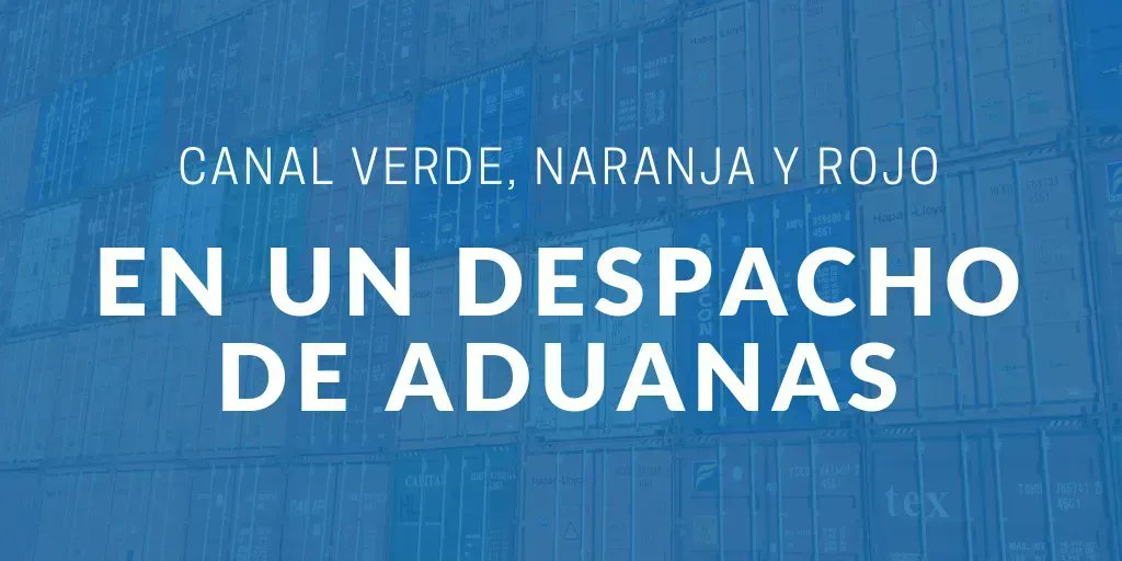 iContainersES's tweet image. 🟢 🟠 🔴 ¿Sabes qué significa el color del canal durante el despacho de aduanas? bit.ly/31baDVR