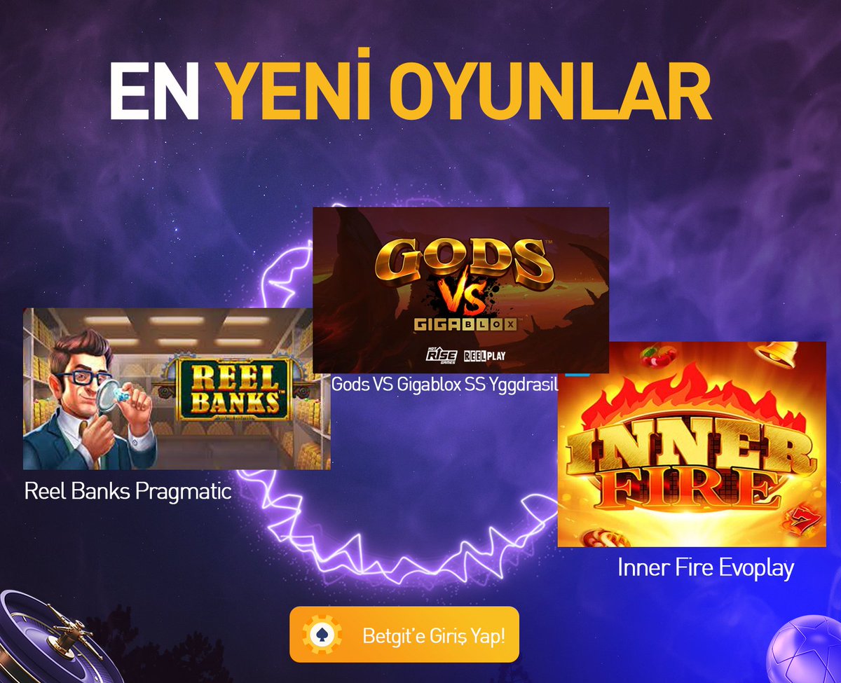 Slot dünyasının en yeni oyunları şimdi Betgit'te! 🌟

🎣 Reel Banks™
📗 Inner Fire
🗿Gods VS Gigablox

En iyi oyunların tadını çıkar 🔻