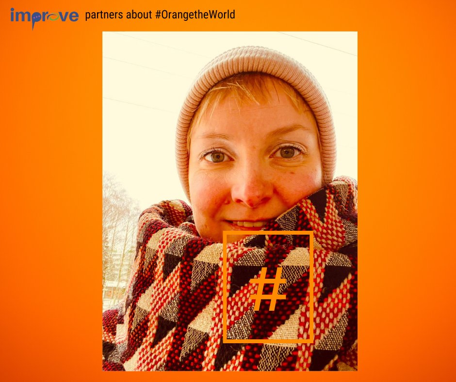 "We believe <a href="/We_encourage/">AinoAid™️ chatbot</a>, if people are empowered they have #power to change their lives, we can make the world a better place. We want to make this happen together with IMPROVE."
#OrangetheWorld #16Days