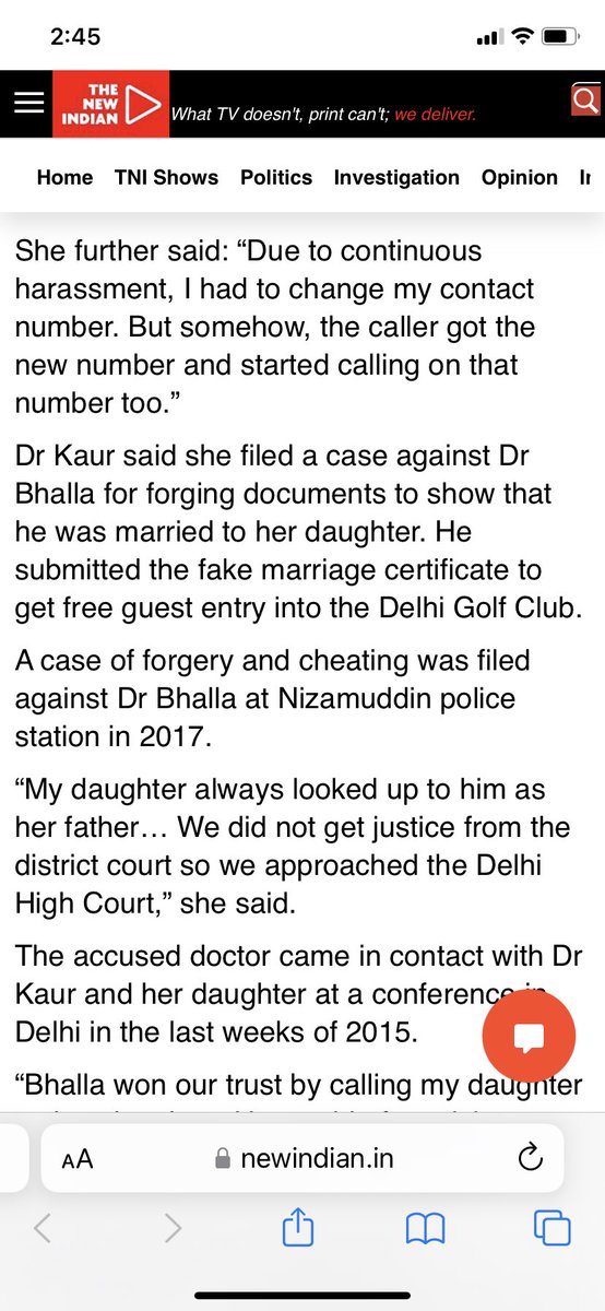 anjan_doctor's tweet photo. Sadly living in Delhi after working 41 years in Govt. pls read this link before it’s deleted as the like&amp;comments on it are being deleted &amp; or not allowed by https://t.co/p0xlFsJ4ie @DCP_CCC_Delhi @CPDelhi @PMOIndia @narendramodi #JusticeDelayed yet waiting for justice. https://t.co/9h3wHitvRd
