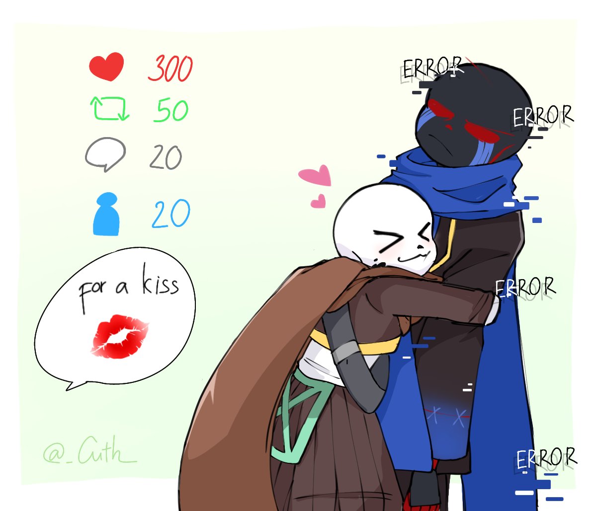 Increase the difficulty a bit 💪
#errorsans #inksans #ErrorInk #undertaleAU
