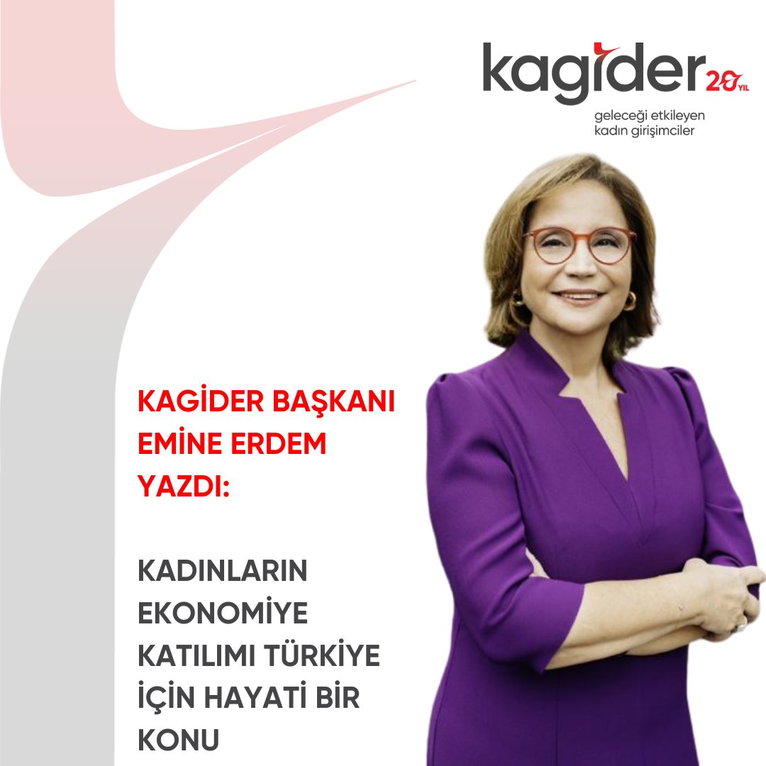 📣 KAGİDER Başkanı Emine Erdem Yazdı: Kadınların ekonomiye katılımı Türkiye için hayati bir konu
📌Yazıyı okumak için KAGİDER web sitesindeki blog’u ziyaret edin. kagider.org/blog
#KAGİDERBlog #KadınEtkisi #KAGİDEREtkisi