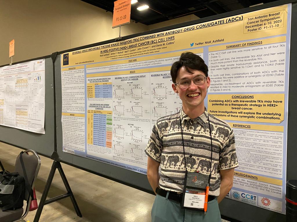 Niall Ashfield (@niall_ashfield) on Twitter photo Everything's bigger in Texas, and that includes the posters... Very interesting and fun poster session yesterday at #SABCS22, great way to kick off my first international conference!
@nicb_dcu <a href="/DcuBiotech/">DCU School of Biotechnology</a> <a href="/DCUFSH/">DCU Science and Health</a> <a href="/CCRTIreland/">CCRT</a> Everything's bigger in Texas, and that includes the posters... Very interesting and fun poster session yesterday at #SABCS22, great way to kick off my first international conference!
@nicb_dcu <a href="/DcuBiotech/">DCU School of Biotechnology</a> <a href="/DCUFSH/">DCU Science and Health</a> <a href="/CCRTIreland/">CCRT</a>