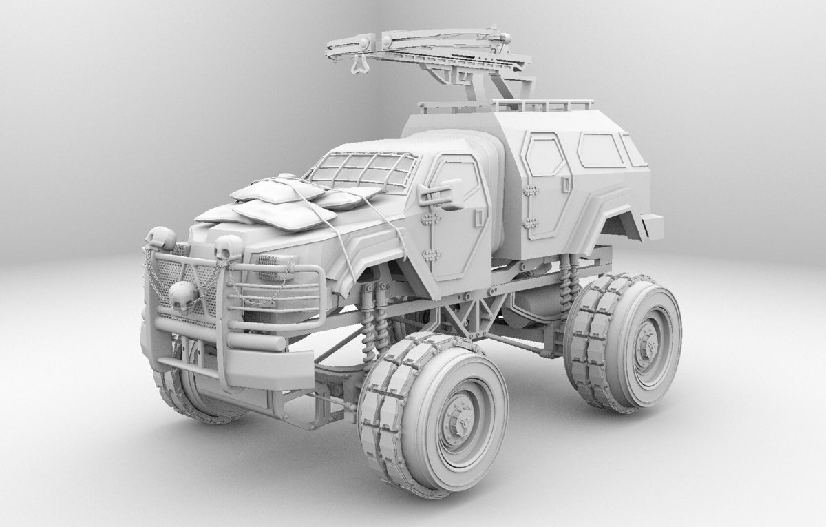 Mad Max Knight XV
One of my first 3D Project
I turned a Knight XV Car into a vehicle from the universe of "Mad Max"
The final render picture is a matte painting