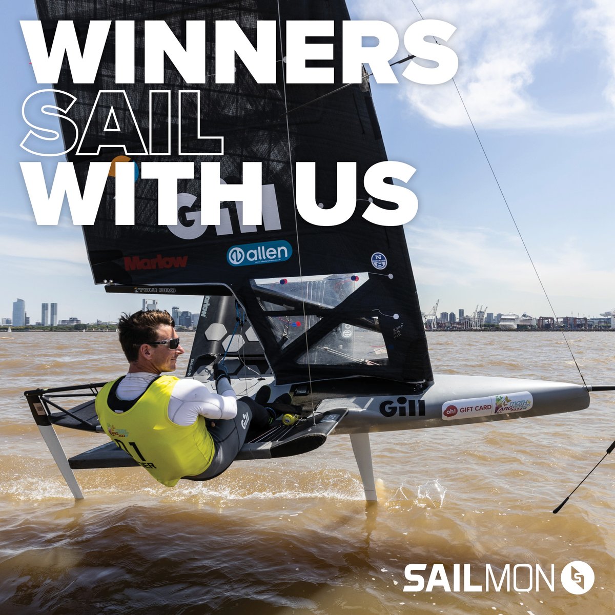 World Champion! 🎉🎉
•
Congratulations to our #sailmonster Dylan Fletcher-Scott (@GBR49erTeam)  who has become World Champion during the Moth Worlds 2022 last week in Argentina.
•
WINNERS #SAILWITHUS
•
#sailmonmax #shareyourstory