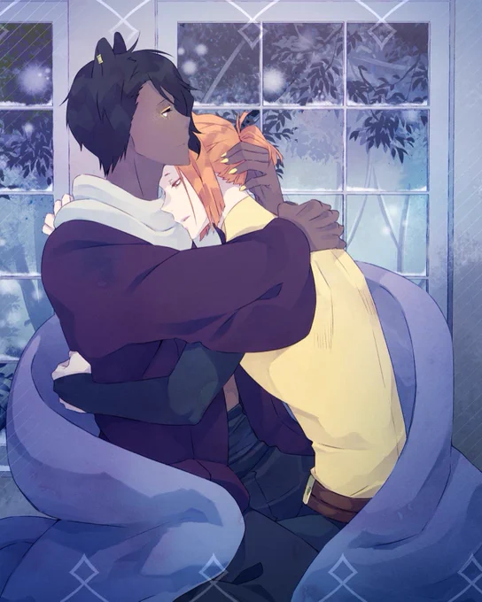 Nazka and Todd from my webcomic Wild Beast Forest House You can still vote for me on the #CANVASAwards2022 if you like my story (T3T) I'm on the fantasy  